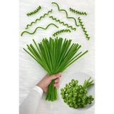 ZEYMERADE Yeşil Şönil 30cm, 100 Adet Tüylü Kadife Tel Peluş, El İşi, Çiçek, Hediye, Süsleme, Okul, Etkinlik