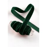 ZEYMERADE Zümrüt Yeşili Kadife Kurdele 1cm 5mt, Gelin, Bohça, Nişan, Çeyiz, Nikah, Hediye, Şeker, Süsleme
