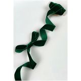 ZEYMERADE Zümrüt Yeşili Kadife Kurdele 2cm 1mt, Gelin, Damat, Bohça, Nişan, Çeyiz, Nikah, Hediye, Şeker, Süsleme