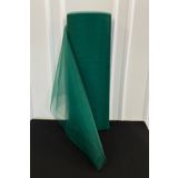 Zeymerade Zümrüt Yeşili Süsleme Tülü, Bohça Çeyiz Gelin Damat Nişan Nikah Konvoy Valiz Hediye Süsü, 100x300cm