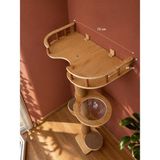 Zeyn Bade Modern / Lüks Kedi Kulesi, Kedi Evi ve Tırmalama Kulesi, Kedi Oyun Kulesi, Kedi Tırmala Kulesi (2mt Yükseklik)