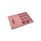 Zeyn Dekor Bölmeli Yüzük Karışık Tabla Pembe 25x35