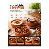 Zeyn Gross 6'lı Toprak Güveç Seti | Fırın ve Ocak Uyumlu Porsiyonluk Güveç Kabı | Sütlaç, Sufle ve Yemek Sunumu İçin