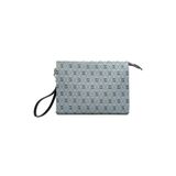 Zeyne Zyn04 Gri Kadın Baskılı Clutch Çanta Şık Portföy El Çantası Günlük Kullanım