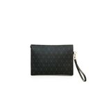 Zeyne Zyn04 Siyah Kadın Baskılı Clutch Çanta Şık Portföy El Çantası Günlük Kullanım