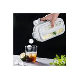 Zeynelyerebasan Bpa Içermeyen Pratik Taşınabilir Top Küre Buz Yapıcı Şişe & Su Şişesi Buz Kalıbı