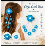 Zeynep Beautly Handmade El Yapımı Çiçekli Toka