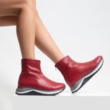Zeynep Sıradağlı Alban Kadın Bot Kırmızı Streç