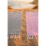 Zeynep Tekstil Stripe 2 Adet 75x150 Cm Plaj Havlusu Peştemal Havlu Renkli
