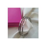 zeynep Z&d Accessory Yenisezon Çelik Gümüş Renkli 3 Lü Ray Bilezik Seti