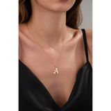 Zeynepli gold & jewelry 14 Ayar Altın Şirin A Harfli Kolye