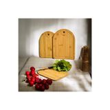 Zeynes Home 2’li Bambu Kesme Tahtası Oval