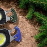 Zeynes Home Çok Fonksiyonlu Şarjlı Anahtarlık Işığı & Mini LED El Feneri - Yeşil