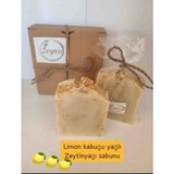 Zeynis Zerdeçallı Limon Kabuğu Yağlı Zeytinyağlı Sabun (2 Adet), El Yapımı Doğal Limon Yağı Sabunu