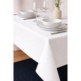 Zeyno Home Tekstil Leke Tutmayan, Kolay Temizlenen Dertsiz Colber Masa Örtüsü 160CM x 220CM - Beyaz - 160 x 220 cm