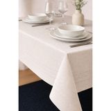Zeyno Home Tekstil Leke Tutmayan, Kolay Temizlenen Dertsiz Colber Masa Örtüsü 160CM x 220CM - Krem - 160 x 220 cm