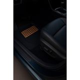 Zeyno Ticaret Hyundai Accent Era 2007 Uyumlu 3 cm Havuzlu 3D Universal Oto Paspas Siyah-Ahşap - Siyah - Ahşap