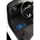 Zeyno Ticaret Renault Megane 3 Stw 2010 Uyumlu 4 cm Derin Havuzlu 3D Universal Oto Paspas Siyah-Mavi - Siyah - Mavi