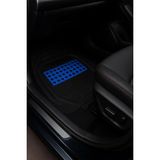 Zeyno Ticaret Renault Megane 4 Hb 2019 Uyumlu 3 cm Havuzlu 3D Universal Oto Paspas Siyah-Mavi - Siyah - Mavi