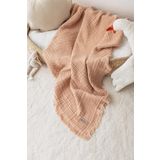 Zeypba Somon 4 Katlı Müslin Bebek Ve Çocuk Battaniyesi%100Pamuk Erkek & Kız Bebekler İçin Nefes Alabilen Cilt Dostu Bebek Ve Çocuk Battaniyesi, Unisex,%