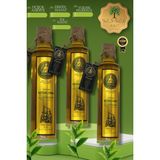 Zeyrazade Natürel Sızma Zeytinyağı – Erken Hasat – 3 lü Set Salata, Meze, Yemek ve Kızartmalık Kullanım - 1 lt