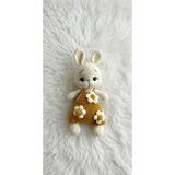 Zey's Amigurumi Amigurumi Çiçekli Tavşan Uyku Arkadaşı