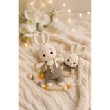 Zey's Amigurumi Amigurumi Havuçlu Set Uyku Arkadaşı Çıngırak Emzik Zinciri 3Lü SET