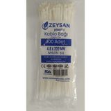 Zeysan Plastik Cırt Kelepçe 4,8X300 200 Adet 2.paket
