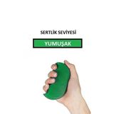 Zeysan Silikon Stres Aparatı El Egzersiz Güçlendirici Fizik Tedavi El Bilek Parmak Güçlendirme Yeşil