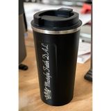 Zeysel store Kişiye Özel 304 Paslanmaz Çelik 500 Ml Termos Bardak Mug Araç Kahve Çay Thermos İsme Özel Hediye