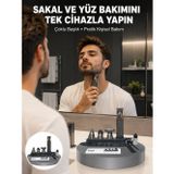 zeyta12 Çok Fonksiyonlu 9’u 1 Arada Tıraş Makinesi Şarjlı Saç Sakal Düzeltici Yeni Nesil ze