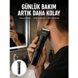 zeyta12 Erkek Saç Ve Sakal Kesme Makinesi – Su Geçirmez, Sessiz Motorlu Yeni Nesil zeytan45