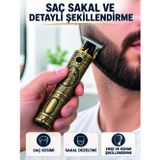 zeyta12 Saç Sakal Ense Düzeltme Makinesi 300 Dakika Çalışma Süreli Şarj Edilebilir zeytan45
