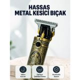 zeyta12 Şarj Edilebilir Saç Sakal Kesme Makinesi 300 Dakika Kullanım 3 Taraklı zeytan45