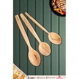 Zeytin Ağacı Ahşap Tahta Kaşık Spatula Seti ( Zeytin Ağacı) Ağaç Kaşık 3 Parça