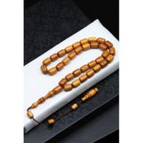 Zeytin Ağacı Tesbih 8 X 11 Mm Kapsül Kesim - T-1911