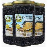 Zeytin Ana Katırlı Zeytini 3 lü Avantajlı Paket 3x1 Toplam 3KG(XL) Siyah Zeytin - 3 kg