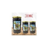 Zeytin Ana Tirilye Siyah Zeytin Avantaj Paket 3 x1 kg (S) - 3 kg