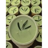 Zeytin Çiçeği Kokulu Taş Tozu Kalıbında 220 gr Doğal Soya Wax Mum zenden10111