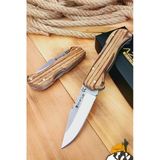 Zeytin Sap Kamp Çakısı Outdoor Piknik Çakısı Bahçe Çakısı (ÇKW-473)