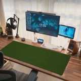 Zeytin Yeşili Mouse Pad Genişletilmiş Büyük Oyun Mousepad XL Büyük Uzun Büyük Boy Masa Mat Dikişli Kenarlar 80 X 28 cm Ev Ofis için