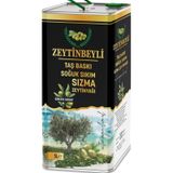 Zeytinbeyli Taşbaskı 5 Lt Natürel Sızma Soğuk Sıkım Zeytinyağı