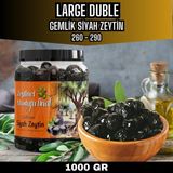 Zeytinci Mustafa Ünal Gemlik Siyah Zeytin Duble - 1 kg