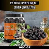 Zeytinci Mustafa Ünal Tuzsuz Kuru Sele Zeytin - 1 kg