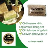 Zeytinyağlı Türk Hamamı Kabak Lifli Sabun % 100 Doğal Peeling, Derin Temizlik, Cilt Bakımı & Geleneksel Natural Çözüm