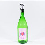 Zeytunca Anneler Günü Konseptli Hediyelik Yağdanlık Sosluk Sirkelik 750 ml Akıtıcılı Çimen Yeşili