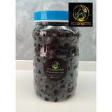 ZeytunixAkhisar Siyah Kuru Sele Zeytin 1000 gr (Az Tuzlu) - 1 kg