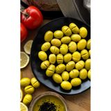 ZeytunixAkhisar Yeşil Domat Kırma Zeytin 1000 gr (İri Boy)
