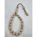 Zeyzun Usta İmzalı Bilek Boy Efe Maskot Sıkma Kehribar Tespih 13,5 X 13 Mm Fıçı Kesim