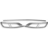 ZEZ Oto Aksesuar Vw Passat B8,5 Egsoz Kromu Difüzör 2019 Sonrası Paslanmaz Krom